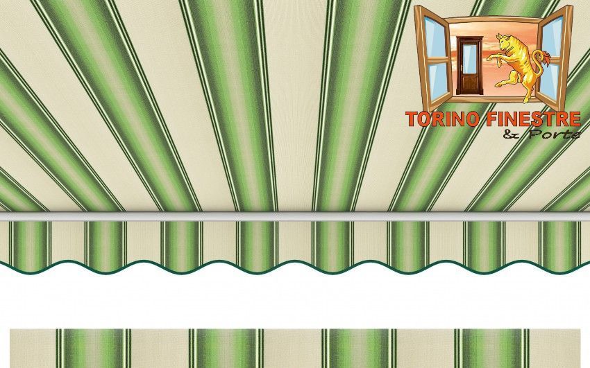 Tende da sole Arquati Suncolor 5119 Tessuti rigati in Acrilico