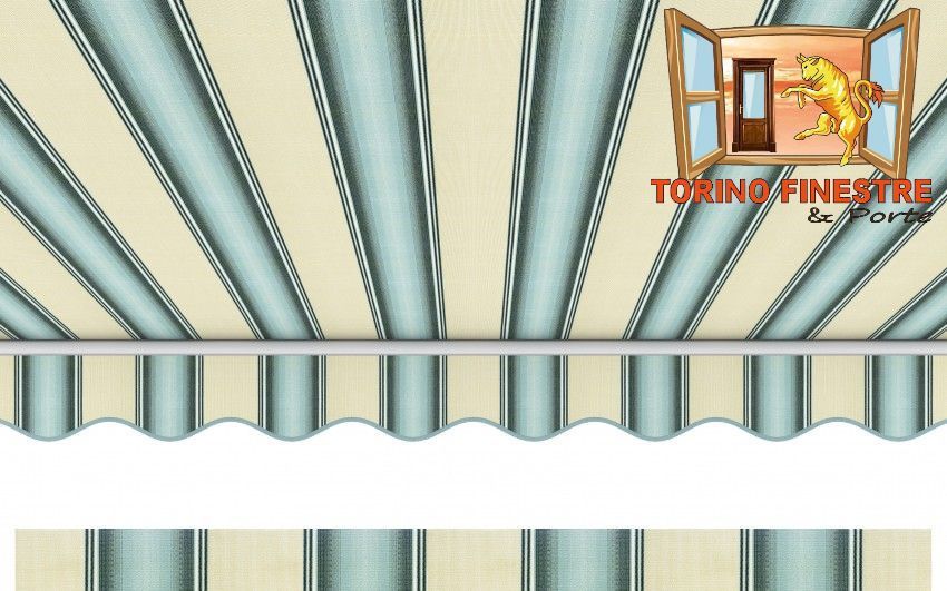 Tende da sole Arquati Suncolor 5140 Tessuti rigati in Acrilico