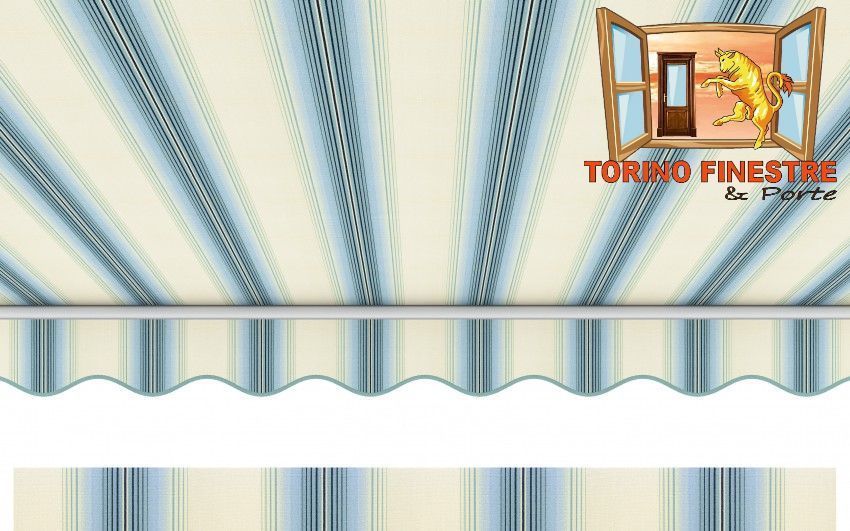 Tende da sole Arquati Suncolor 5141 Tessuti rigati in Acrilico