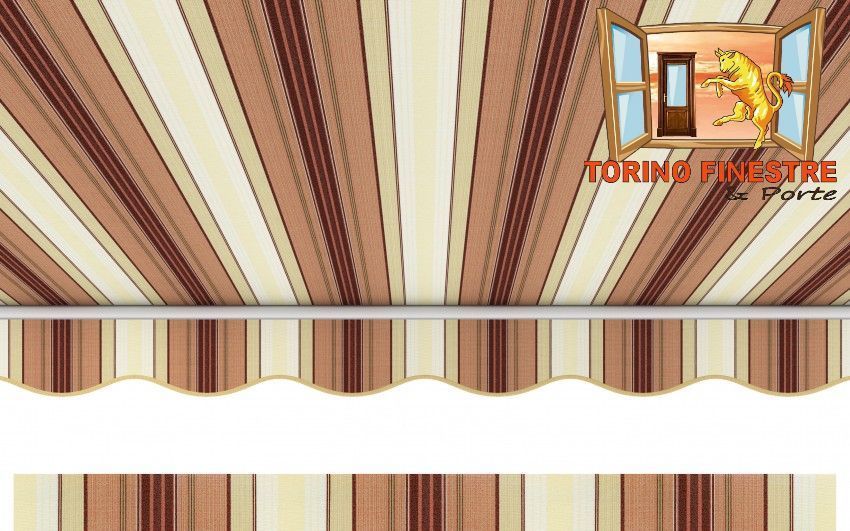 Tende da sole Arquati Suncolor 5171 Tessuti rigati in Acrilico