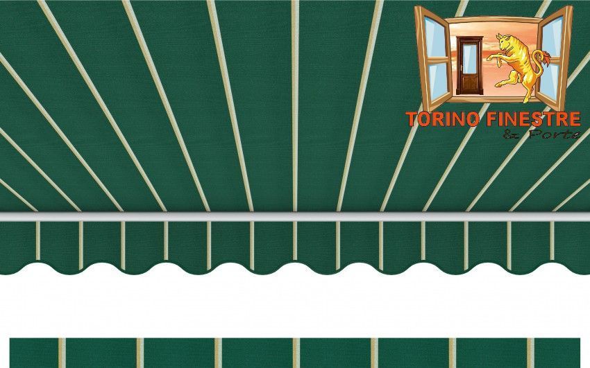 Tende da sole Arquati Suncolor 5178 Tessuti rigati in Acrilico