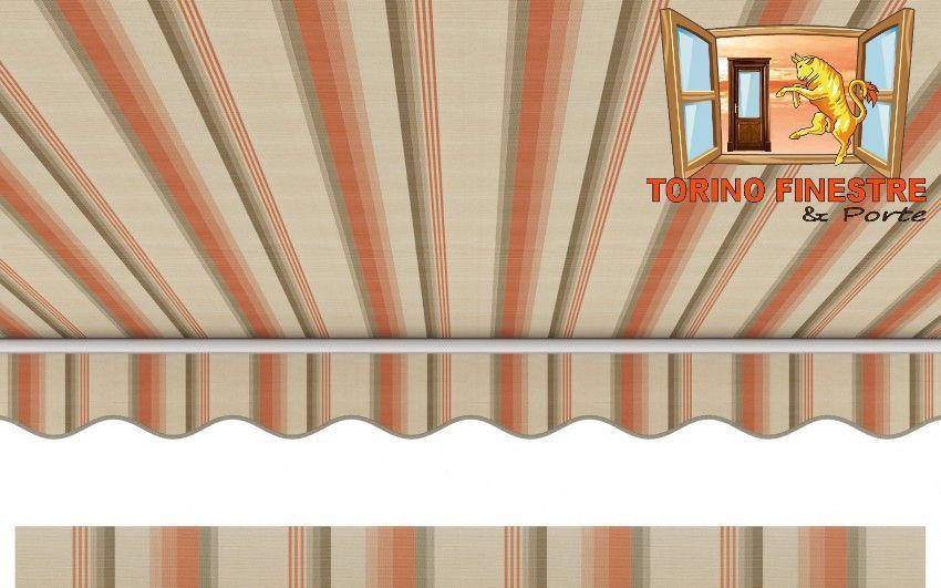 Tende da sole Arquati Suncolor 5192 Tessuti rigati in Acrilico