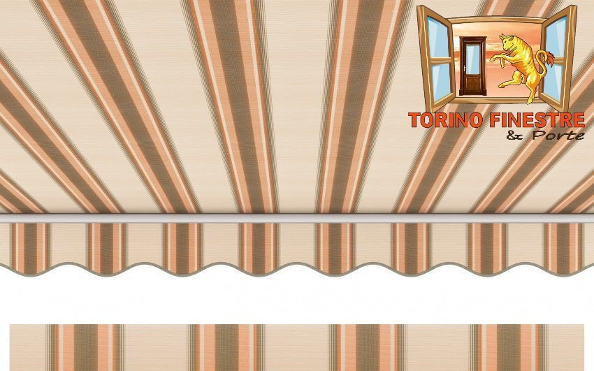 Tende da sole Arquati Suncolor 5206 Tessuti rigati in Acrilico