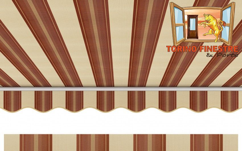 Tende da sole Arquati Suncolor 5212 Tessuti rigati in Acrilico