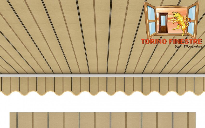 Tende da sole Arquati Suncolor 5239 Tessuti rigati in Acrilico