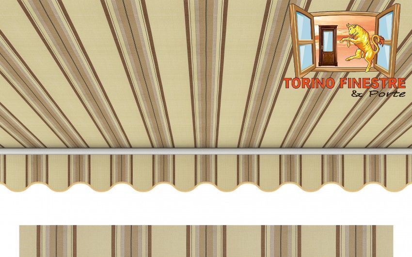 Tende da sole Arquati Suncolor 5240 Tessuti rigati in Acrilico