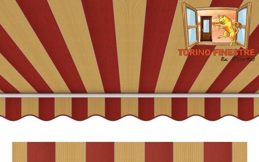 Tende da sole Arquati Suncolor 5247 Tessuti rigati in Acrilico