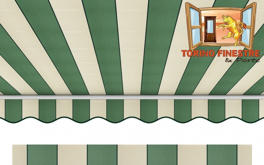 Tende da sole Arquati Suncolor 5254 Tessuti rigati in Acrilico