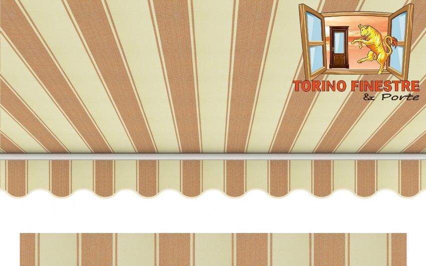 Tende da sole Arquati Suncolor 5264 Tessuti rigati in Acrilico