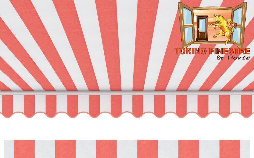 Tende da sole Arquati Suncolor 5040 Tessuti righe pari in Acrilico