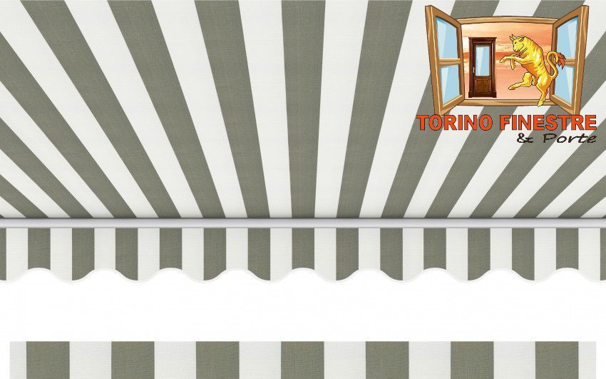 Tende da sole Arquati Suncolor 5152 Tessuti righe pari in Acrilico