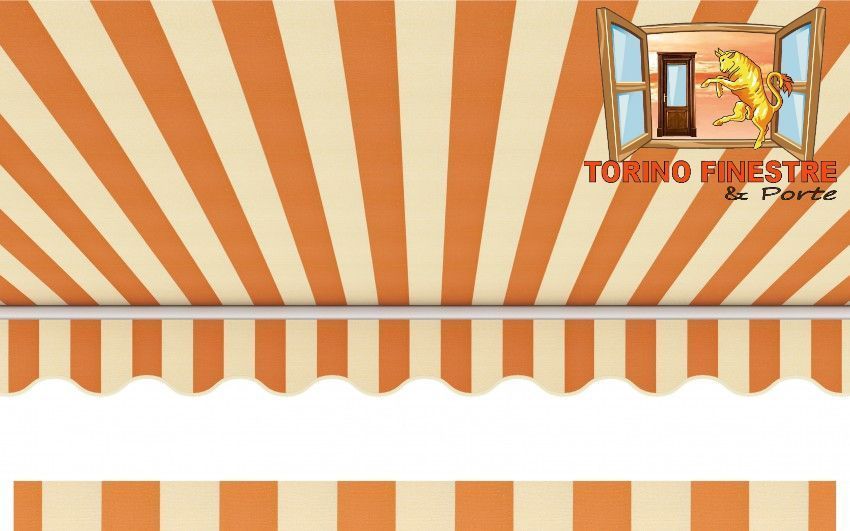 Tende da sole Arquati Suncolor 5348 Tessuti righe pari in Acrilico