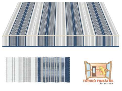 Tende da sole Tempotest Fantasia Blu 5167/24