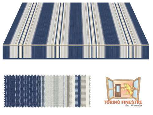 Tende da sole Tempotest Fantasia Blu 636/10