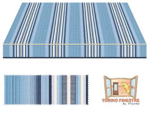 Tende da sole Tempotest Fantasia Blu 636/99