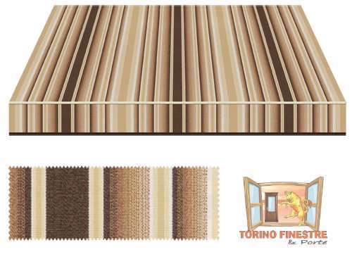 Tende da sole Tempotest Fantasia Marrone 5000/57