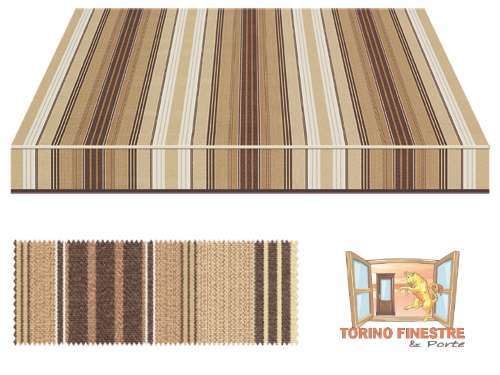 Tende da sole Tempotest Fantasia Marrone 5011/57