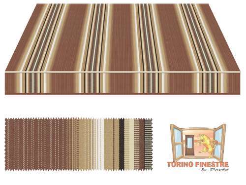 Tende da sole Tempotest Fantasia Marrone 636/14