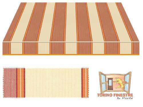 Tende da sole Tempotest Fantasia Marrone 739/426