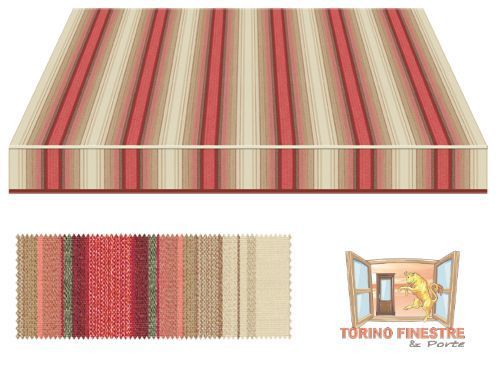 Tende da sole Tempotest Fantasia Rosso 5010/11