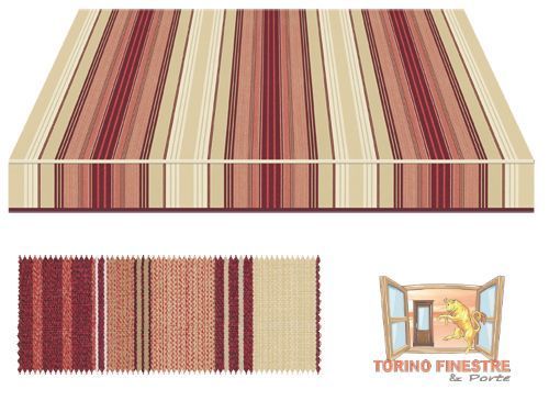 Tende da sole Tempotest Fantasia Rosso 5011/11