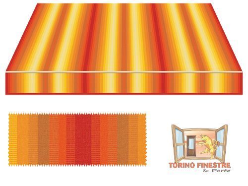 Tende da sole Tempotest Fantasia Rosso 963/55