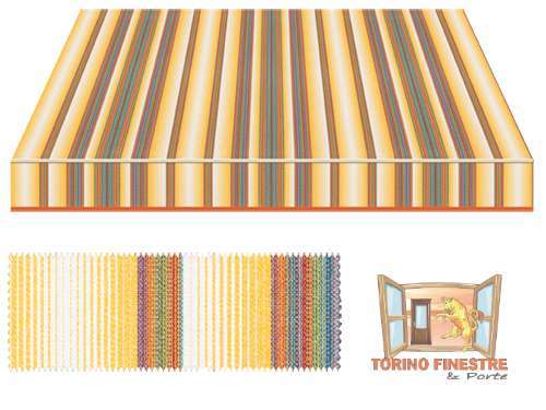 Tende da sole Tempotest gialli 1243