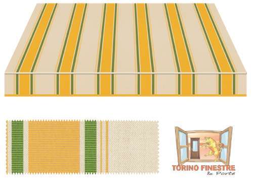 Tende da sole Tempotest gialli 635/12