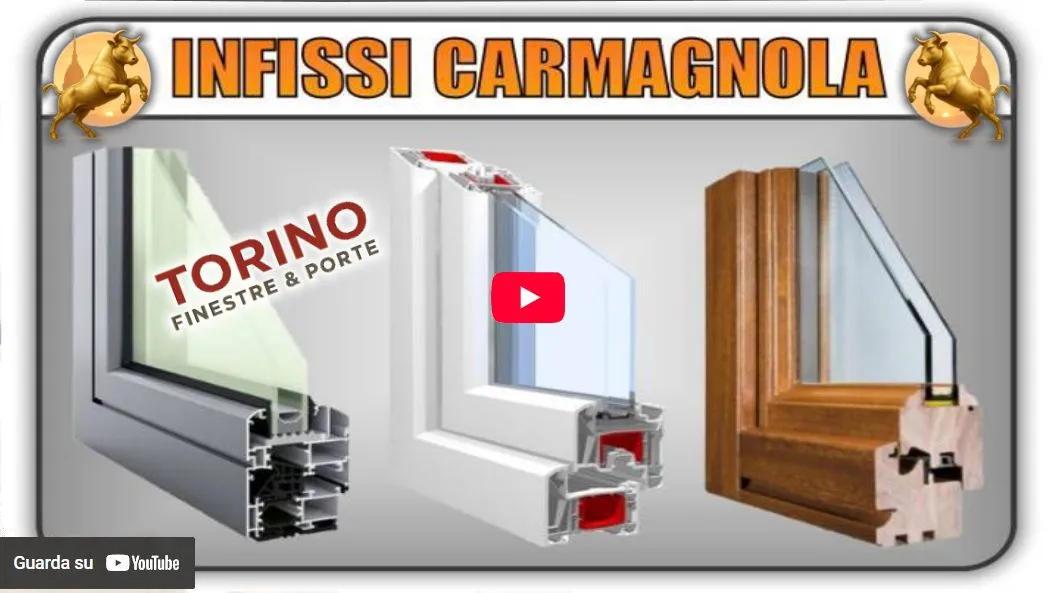 Video Torino Finestre: infissi serramenti finestre pvc legno alluminio Carmagnola