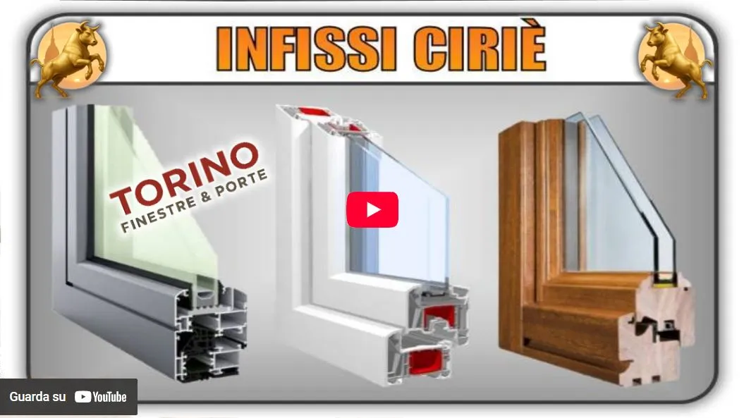 Video Torino Finestre: infissi serramenti finestre pvc legno alluminio Ciriè