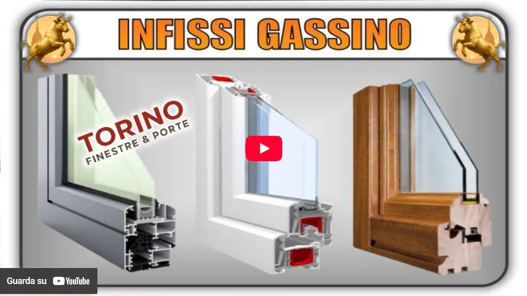 Video Torino Finestre: infissi serramenti finestre pvc legno alluminio Gassino Torinese