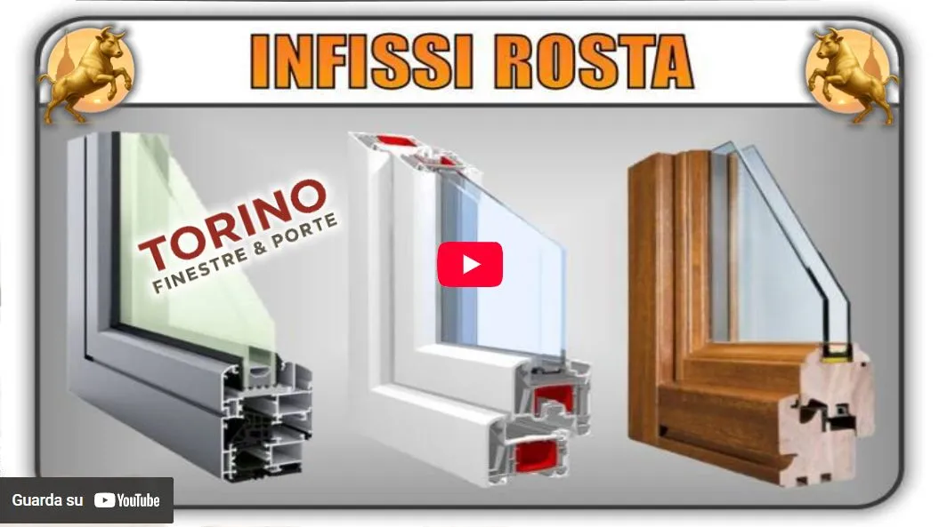 Video Torino Finestre: infissi serramenti finestre pvc legno alluminio Rosta