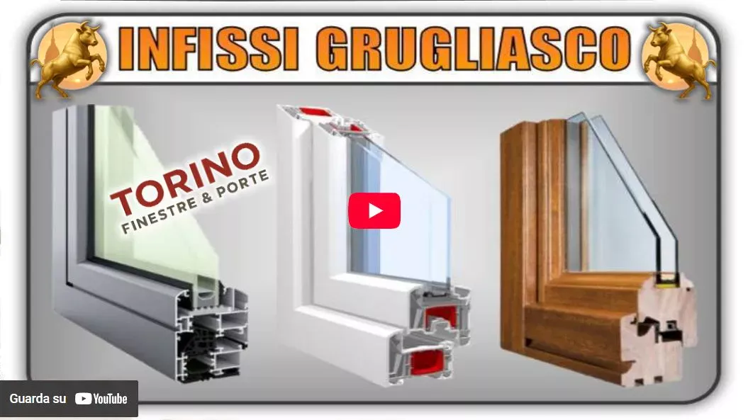 Video Torino Finestre: infissi serramenti finestre pvc legno alluminio Grugliasco