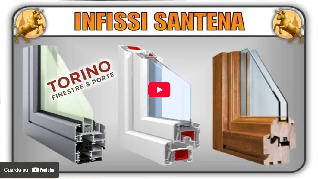 Video Torino Finestre: infissi serramenti finestre pvc legno alluminio Santena