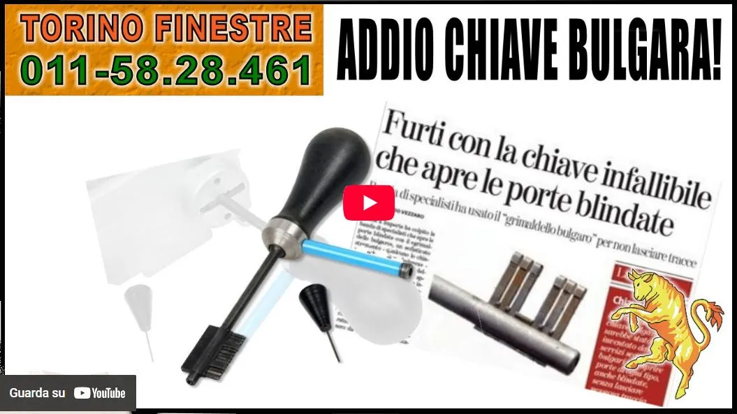 Video Nichelino Finestre: Chiave Bulgara