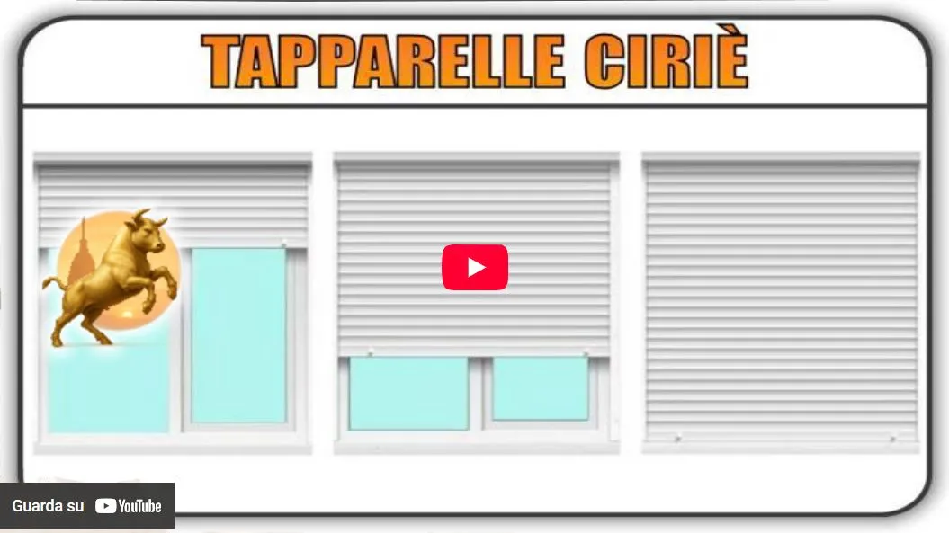 Video Torino Finestre: Tapparelle Cirie