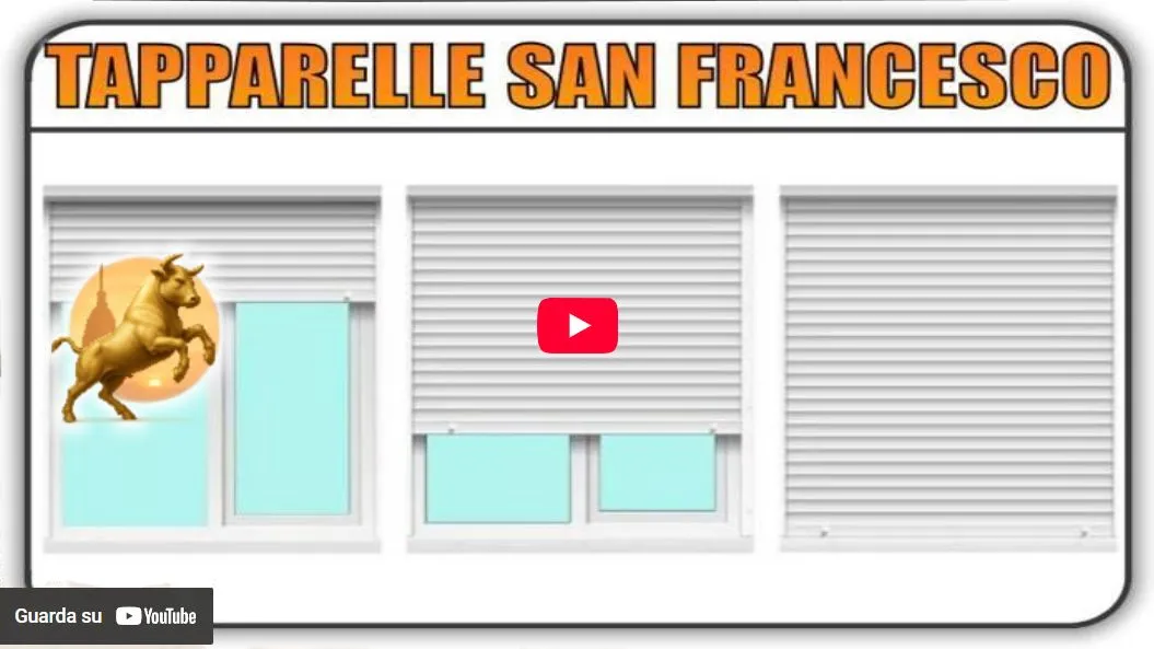 Video Torino Finestre: Tapparelle San Francesco al Campo