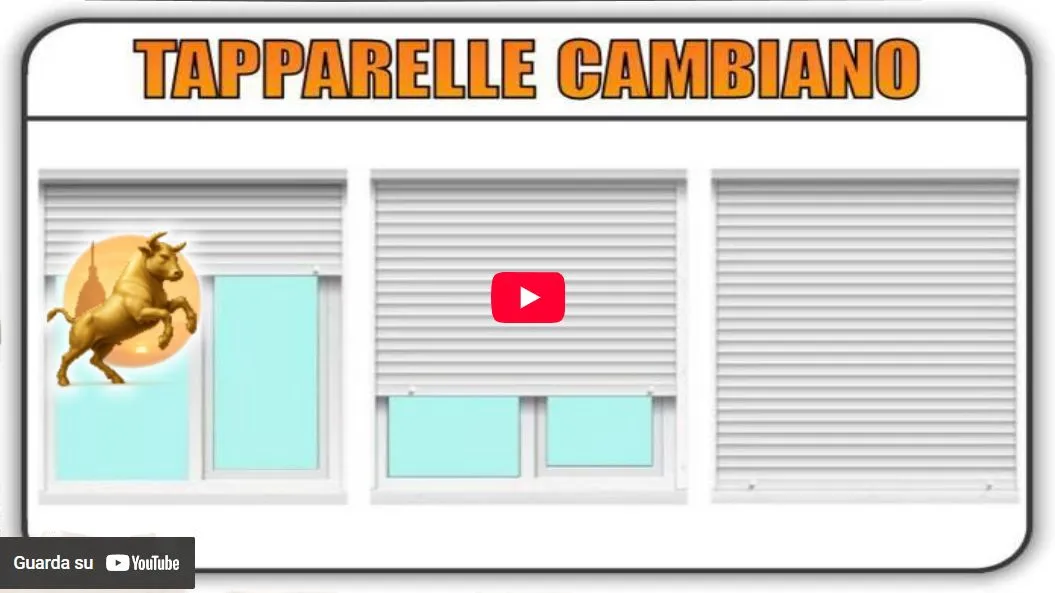 Video Torino Finestre: Tapparelle Cambiano