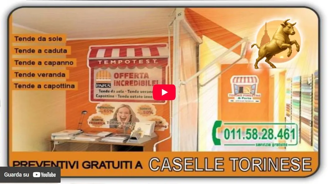 Video Torino Finestre: Tende da Sole Caselle Torinese