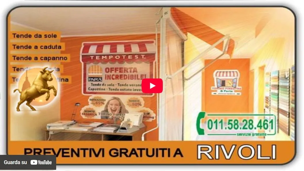Video Torino Finestre: Tende da Sole Rivoli