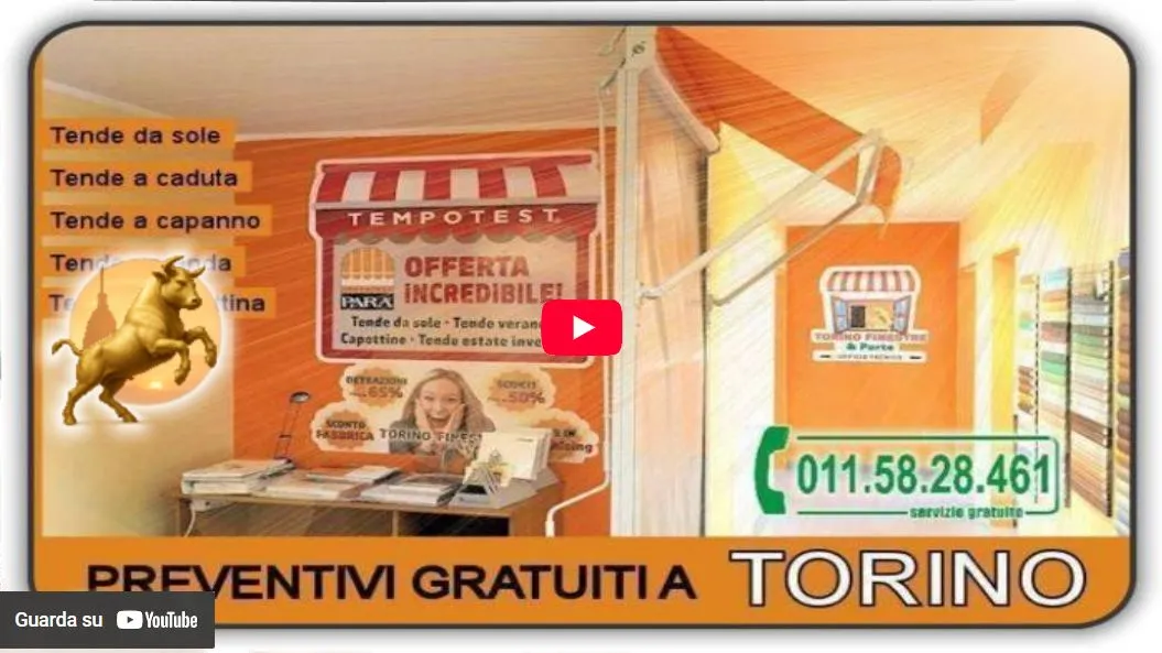 Video Torino Finestre: Tende da Sole Torino