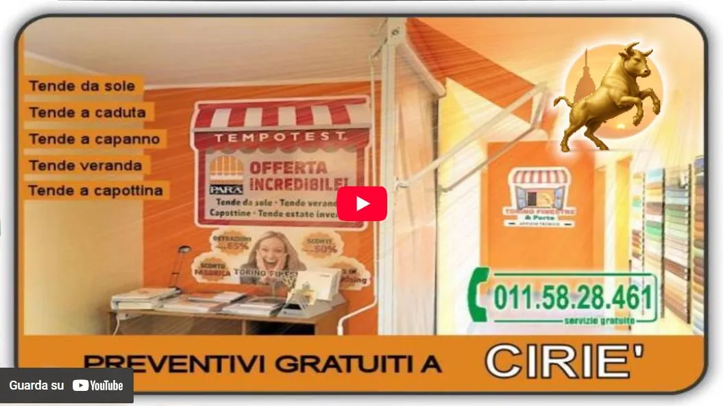 Video Torino Finestre: Tende da Sole Ciriè