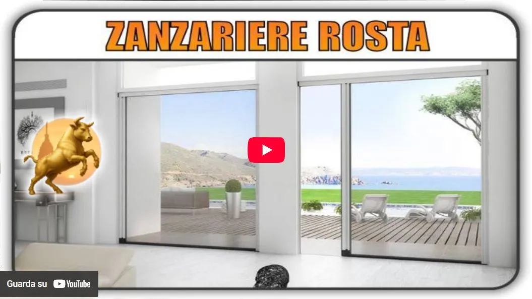 Video Torino Finestre: Zanzariere Rosta