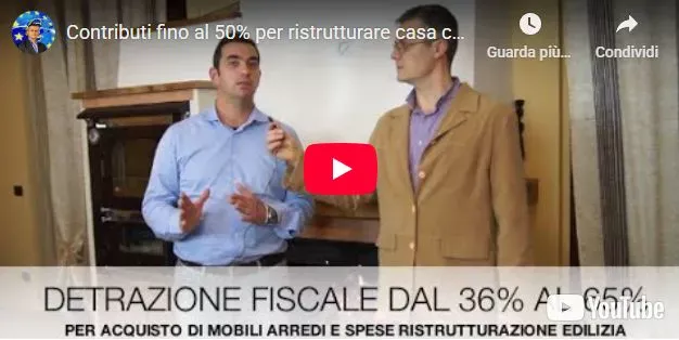Contributi fino al 50% per ristrutturare casa con le detrazioni fiscali irpef anche per arredi