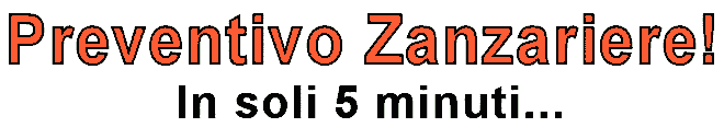 Prezzo Zanzariera