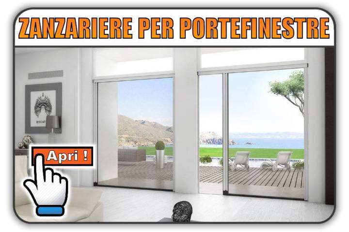 zanzariere per porte finestre
