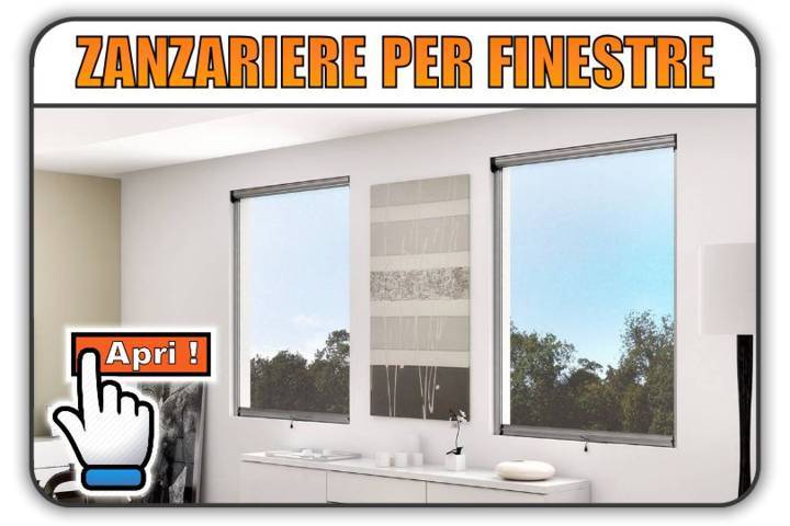 zanzariere per finestre
